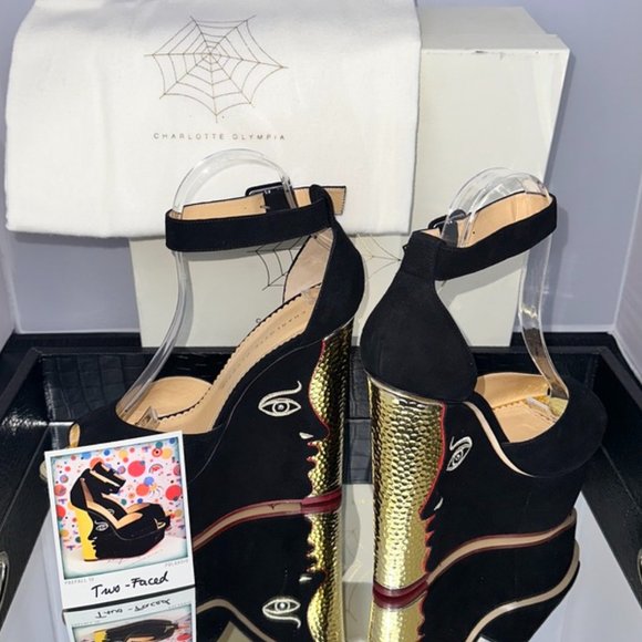 CHARLOTTE OLYMPIA TWO-FACED PLATFORM WEDGE - Picture 6 of 12